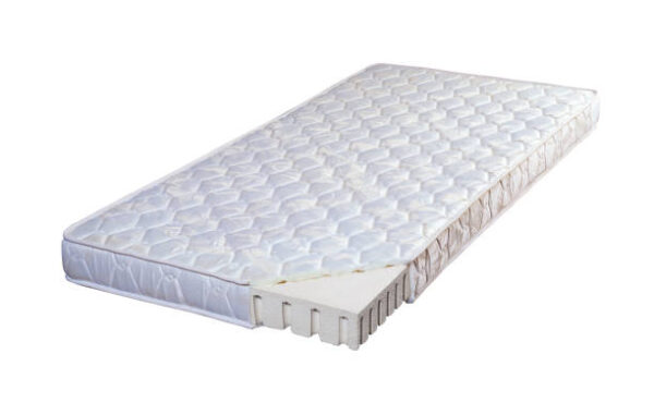 Mattress made of natural latex foam sheet