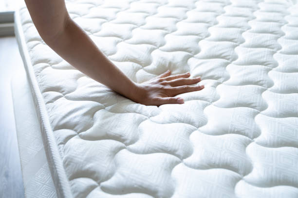 Hand testing orthopedic memory foam core mattress